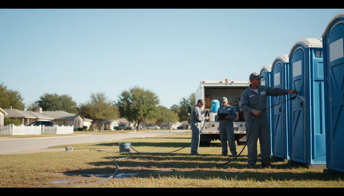 Long-Term Portable Toilet Rental in Fenwick, MI near me
